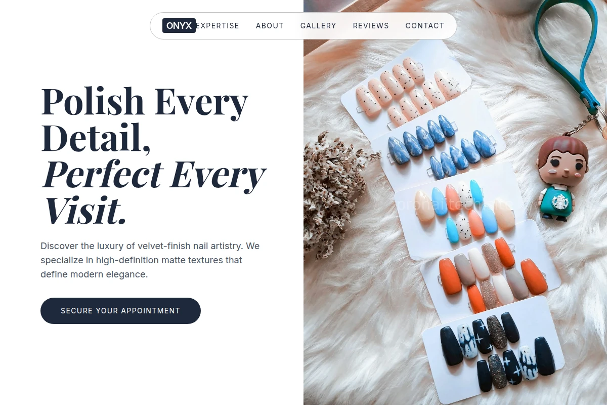 Matte Nail Art